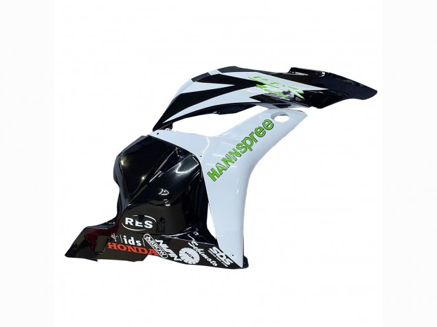 Carenados Moto Honda CBR600RR 2009-2012 - Blanco Verde Negro Brillante Hannspree Baratos