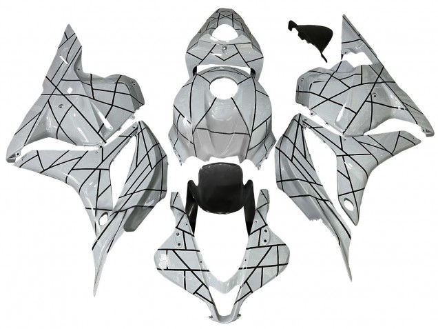 Carenados Moto Honda CBR600RR 2009-2012 - Blanco Gris Negro Línea Baratos