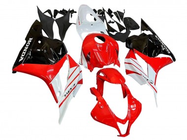 Carenado Moto Honda CBR600RR 2009-2012 - Blanco Rojo Negro Brillante Baratos
