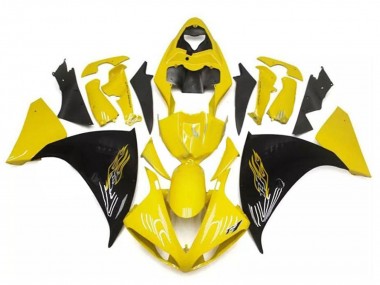 Carenados Moto Yamaha YZF R1 2009-2011 - Amarillo Negro Baratos