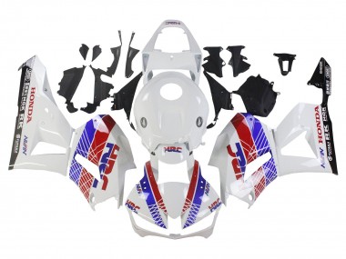 Carenado Moto Honda CBR600RR 2013-2023 - Blanco Rojo Azul HRC Baratos