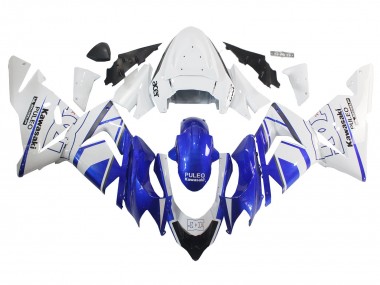 Carenado Moto Kawasaki ZX10R 2004-2005 - Negro Blanco Baratos