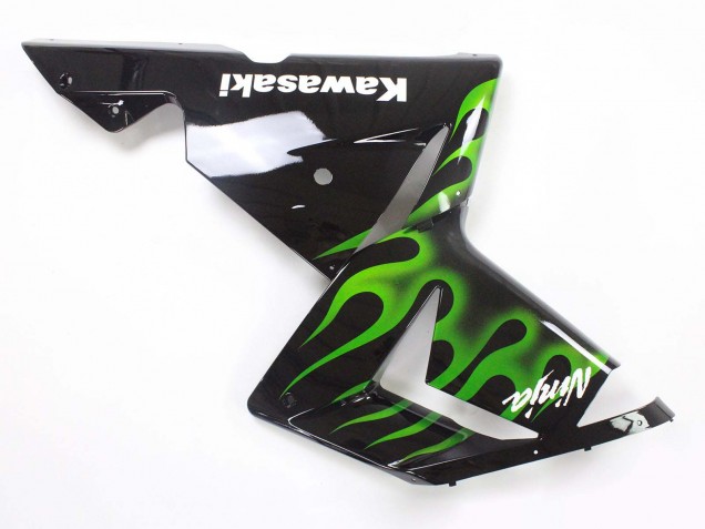 Carenados Moto Kawasaki ZX10R 2004-2005 - Negro Verde Llama Ninja Baratos