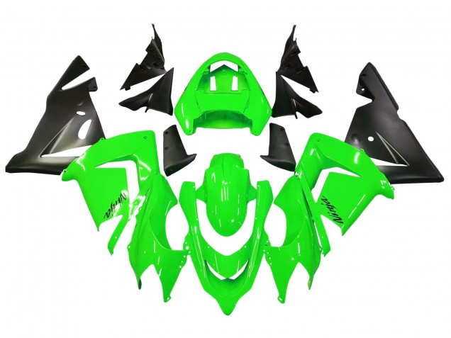 Carenados Moto Kawasaki ZX10R 2004-2005 - Verde Negro Ninja Baratos