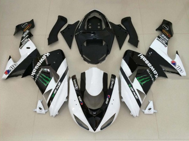 Carenados Moto Kawasaki ZX10R 2004-2005 - Verde Rojo Negro Baratos