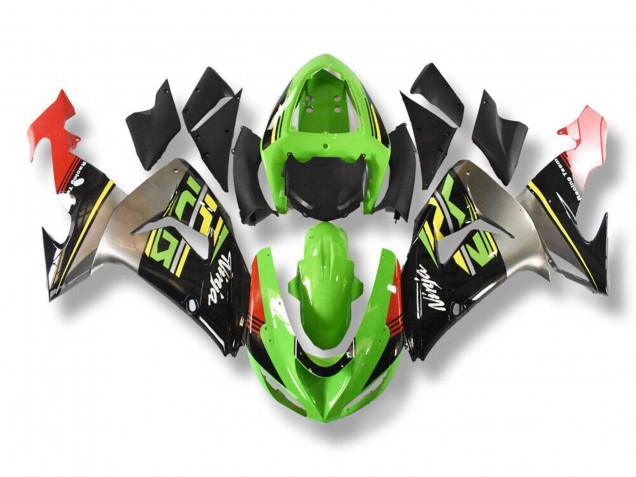 Carenados Moto Kawasaki ZX10R 2006-2007 - Verde Gris Rojo Negro Amarillo Baratos