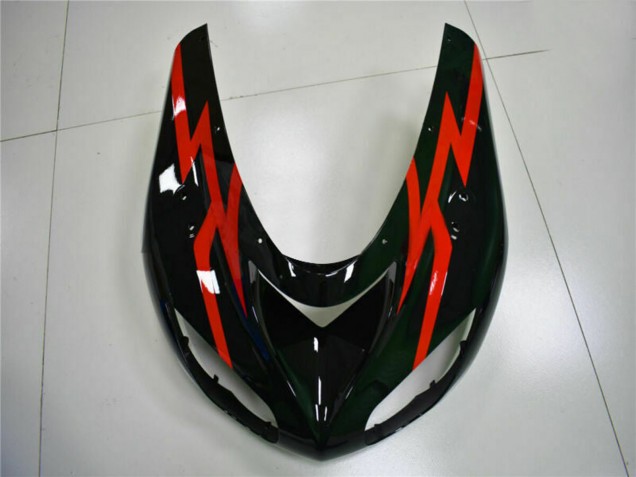 Carenados Moto Kawasaki ZX10R 2006-2007 - Negro Brillante Rojo Baratos