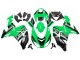Kits Carenado Moto Kawasaki ZX10R 2006-2007 - Verde Blanco Negro Baratos