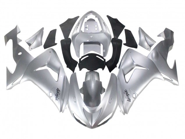 Carenados Moto Kawasaki ZX10R 2006-2007 - Plata Negro Ninja Baratos