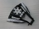 Carenados Moto Kawasaki ZX10R 2011-2015 - Negro Brillante Blanco Elf Nieve Calcomanía Baratos