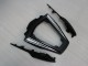 Carenados Moto Kawasaki ZX10R 2011-2015 - Negro Brillante Blanco Elf Nieve Calcomanía Baratos