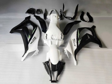 Carenados Moto Kawasaki ZX10R 2011-2015 - Blanco Negro Mate Verde Calcomanías Baratos