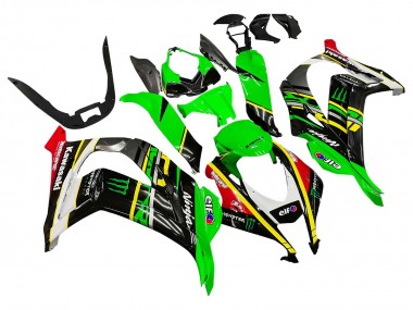 Carenados Moto Kawasaki ZX10R 2016-2020 - Verde Amarillo Rojo Negro Elf Monstruo Baratos