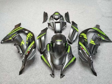 Carenados Moto Kawasaki ZX10R 2016-2020 - Negro Mate Verde Baratos