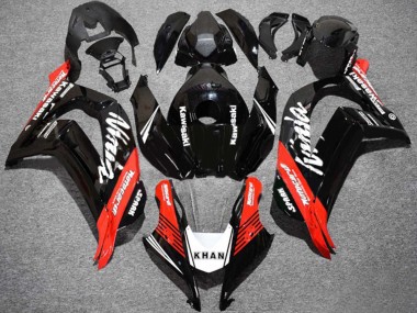 Carenados Moto Kawasaki ZX10R 2016-2020 - Negro Brillante Rojo Blanco KHAN Spark Baratos