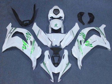 Carenados Moto Kawasaki ZX10R 2016-2020 - Blanco Verde Ninja Baratos