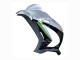 Carenado Moto Kawasaki ZX10R 2016-2020 - Plata Verde Negro Baratos