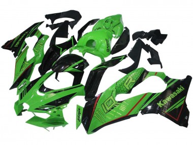 Carenados Moto Kawasaki ZX10R 2021-2025 - Verde Negro Brillante Baratos
