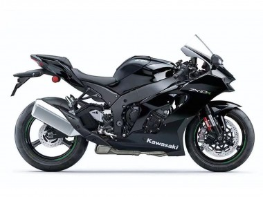 Carenados Moto Kawasaki ZX10R 2021-2025 - Negro Blanco Verde Calcomanía Baratos