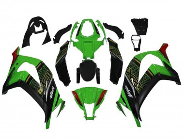 Carenados Moto Kawasaki ZX10R 2011-2015 - Verde Negro Brillante Rojo Honeycomb Baratos