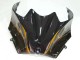 Carenados Moto Kawasaki ZX14R ZZR1400 2006-2011 - Negro Brillante Oro Llama Baratos