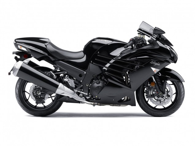 Carenados Moto Kawasaki ZX14R ZZR1400 2012-2024 - Negro Brillante Negro Mate Blanco Ninja Baratos