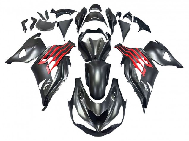 Carenados Moto Kawasaki ZX14R ZZR1400 2012-2024 - Negro Mate Rojo Blanco Ninja Baratos