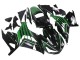 Carenados Moto Kawasaki ZX14R ZZR1400 2012-2024 - Verde Negro Brillante Raya Baratos