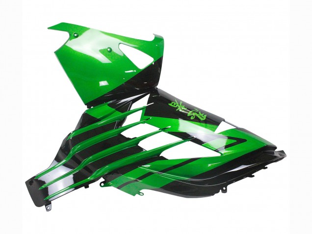 Kits Carenado Moto Kawasaki ZX14R ZZR1400 2012-2024 - Verde Negro Brillante Baratos