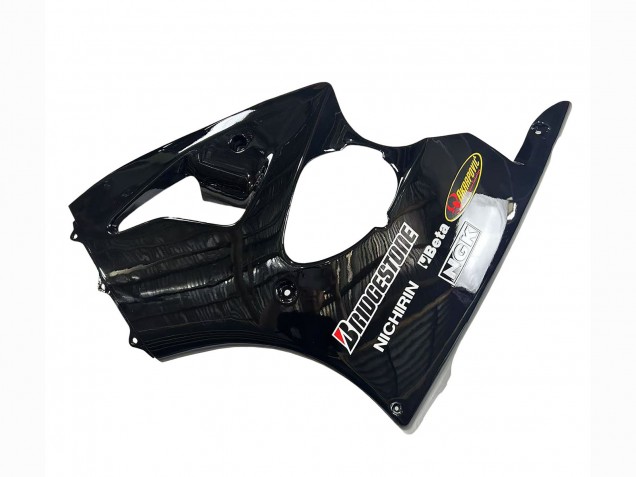 Carenados Moto Kawasaki ZX6R 1998-1999 - Negro Brillante Amarillo Elf Bridgestone Baratos