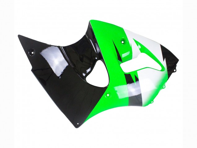 Carenados Moto Kawasaki ZX6R 1998-1999 - Verde Blanco Negro Brillante Baratos