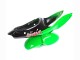 Carenados Moto Kawasaki ZX6R 1998-1999 - Verde Blanco Negro Brillante Baratos