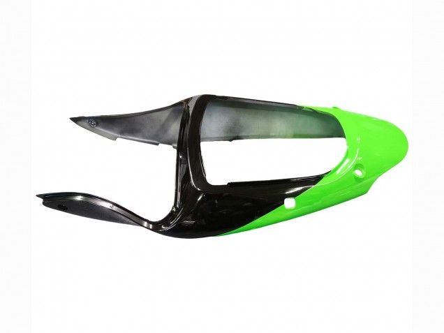 Carenados Moto Kawasaki ZX6R 2000-2002 - Verde Blanco Negro Baratos
