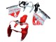 Carenados Moto Kawasaki ZX6R 2000-2002 - Blanco Rojo Negro Baratos