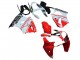 Carenados Moto Kawasaki ZX6R 2000-2002 - Blanco Rojo Negro Baratos