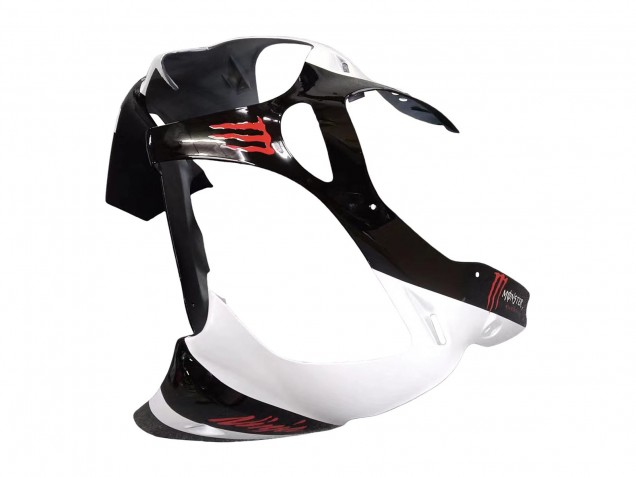 Carenados Moto Kawasaki ZX6R 2000-2002 - Blanco Negro Rojo Monstruo Baratos