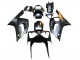 Carenados Moto Kawasaki ZX6R 2003-2004 - Negro Mate Oro 636 Baratos