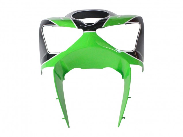 Carenados Moto Kawasaki ZX6R 2003-2004 - Verde Blanco Negro Baratos