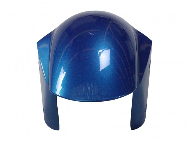 Carenados Moto Kawasaki ZX6R 2003-2004 - Azul Blanco Rojo Tiburón Baratos