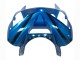 Carenados Moto Kawasaki ZX6R 2003-2004 - Azul Blanco Rojo Tiburón Baratos