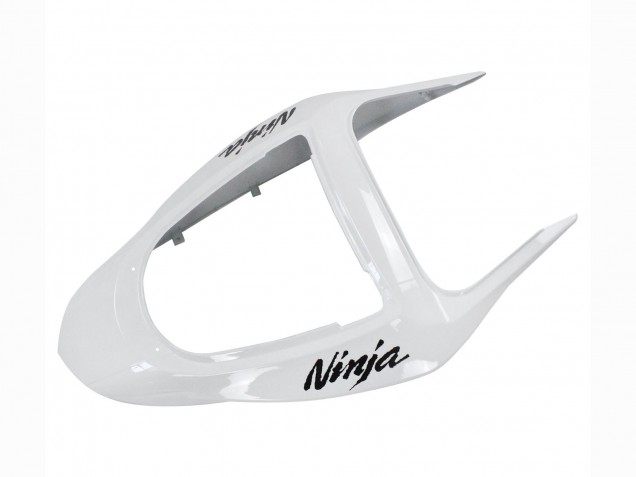 Carenados Moto Kawasaki ZX6R 2003-2004 - Blanco Negro Calcomanías Baratos