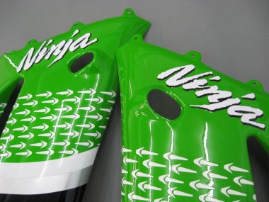 Carenados Moto Kawasaki ZX6R 2003-2004 - Verde Blanco Negro Elf Bridgestone Baratos