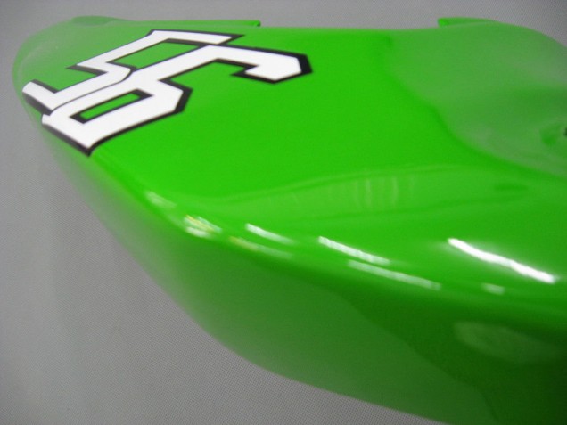 Carenados Moto Kawasaki ZX6R 2003-2004 - Verde Blanco Negro Elf Bridgestone Baratos