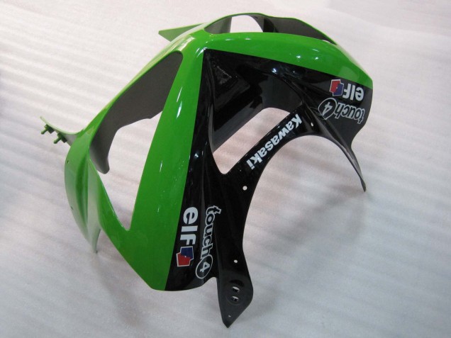 Carenados Moto Kawasaki ZX6R 2003-2004 - Verde Negro Elf Bridgestone Baratos