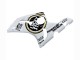 Carenados Moto Kawasaki ZX6R 2003-2004 - Blanco Negro Motul Lucky Strike Baratos