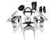 Carenados Moto Kawasaki ZX6R 2003-2004 - Blanco Negro Motul Lucky Strike Baratos