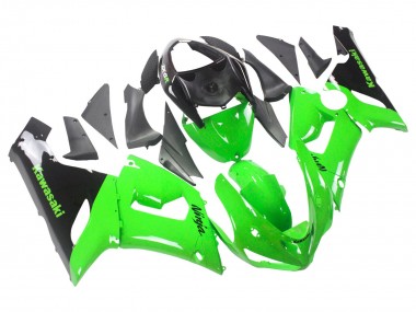 Carenados Moto Kawasaki ZX6R 2005-2006 - Verde Negro Ninja Baratos