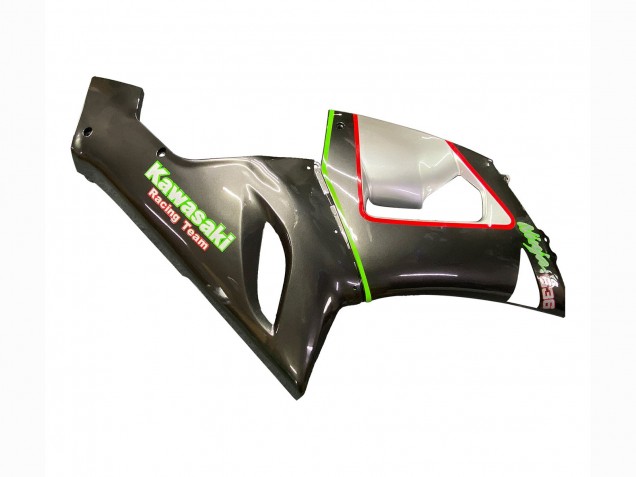 Carenados Moto Kawasaki ZX6R 2005-2006 - Negro Plata Verde Rojo K-26 Baratos