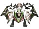 Carenados Moto Kawasaki ZX6R 2005-2006 - Negro Plata Verde Rojo K-26 Baratos