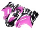 Carenados Moto Kawasaki ZX6R 2007-2008 - Negro Rosa Ninja Baratos